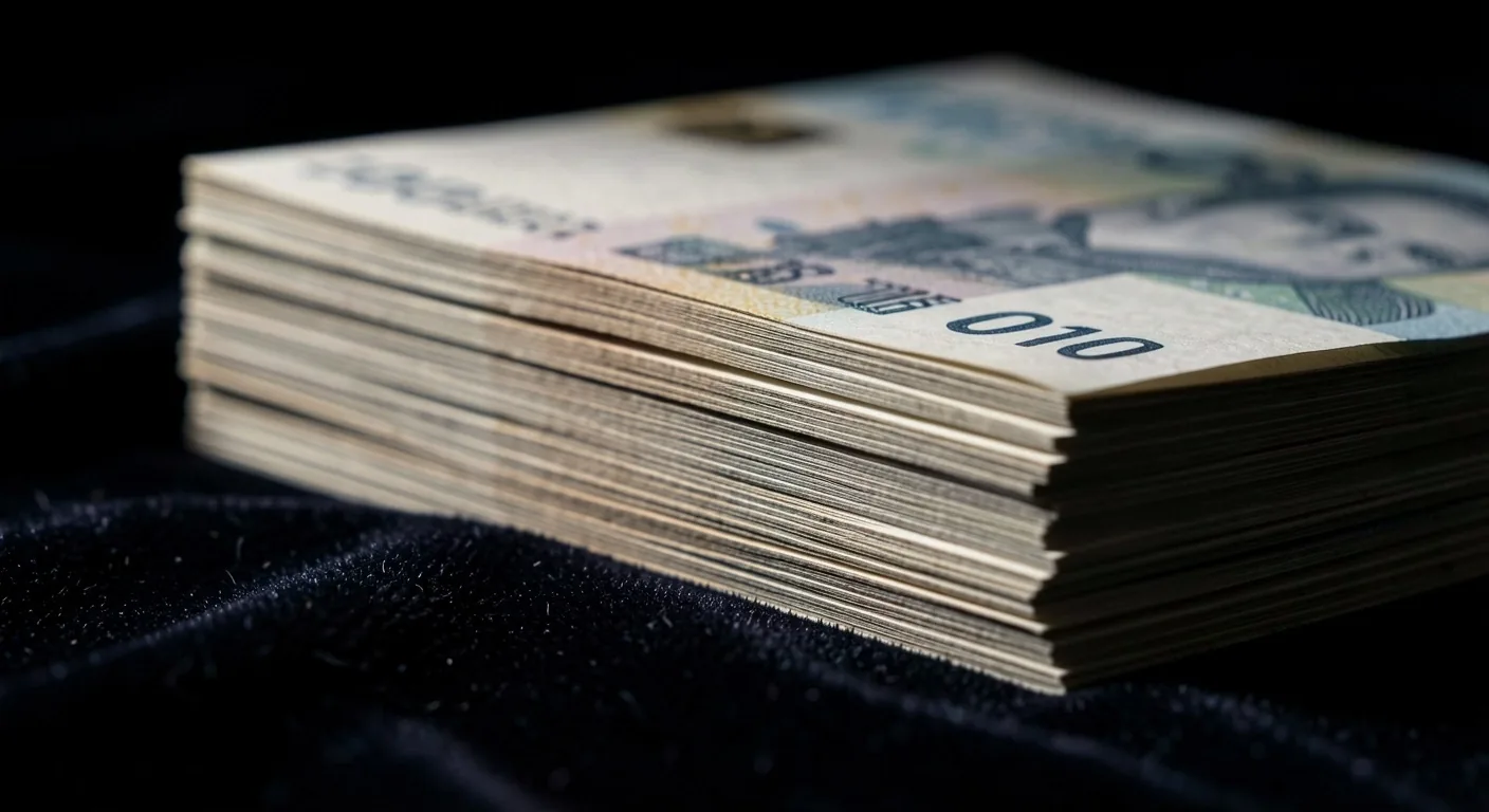 Textura de billete argentino